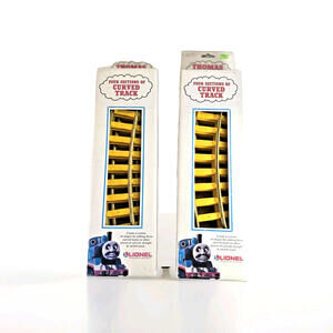 Lionel Thomas & Friends O Gauge Curved Track Sections Lot of 2 Plastic 10”